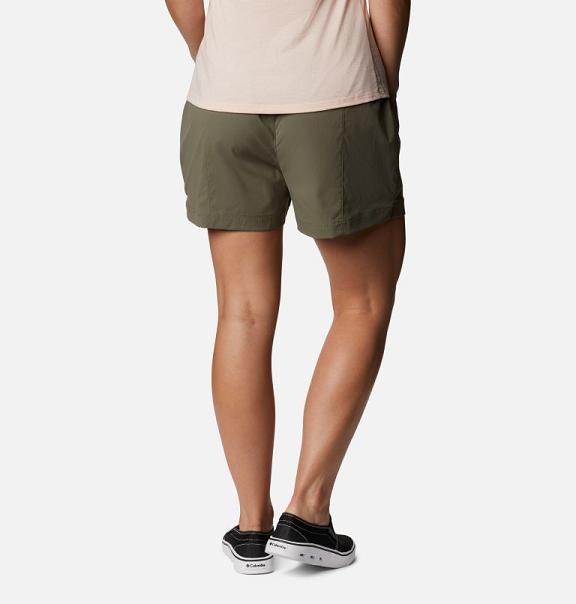 Columbia Uptown Crest Shorts Green For Women's NZ86015 New Zealand